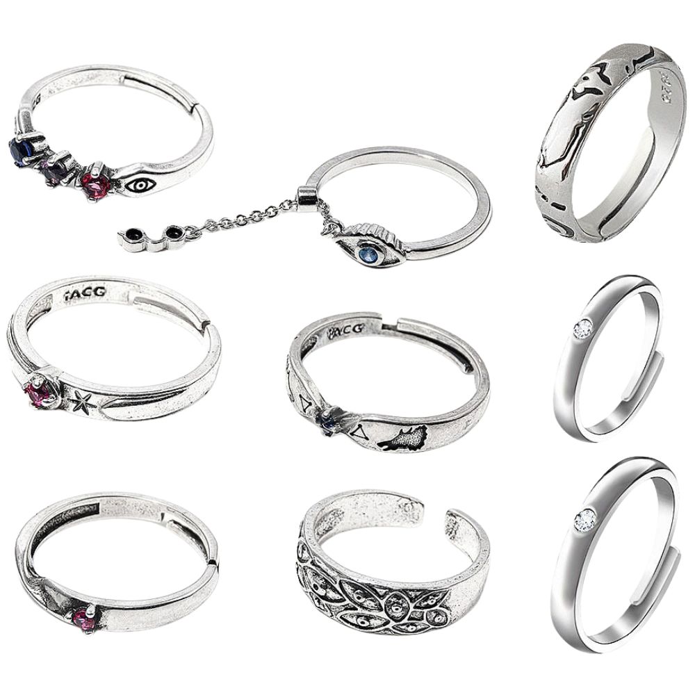 Men'S Accessories Rings - Anéis Anime JJK Yuta Okkotsu Cosplay