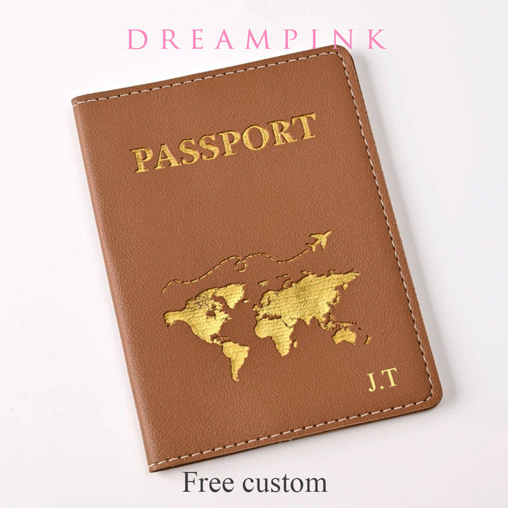 Men Accessories Name - Capa de passaporte personalizada com nome,