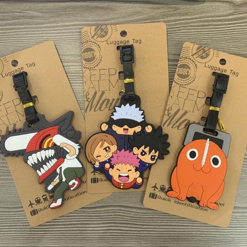 Men Accessories Name - Etiqueta de Bagagem Anime Chainsaw Man,