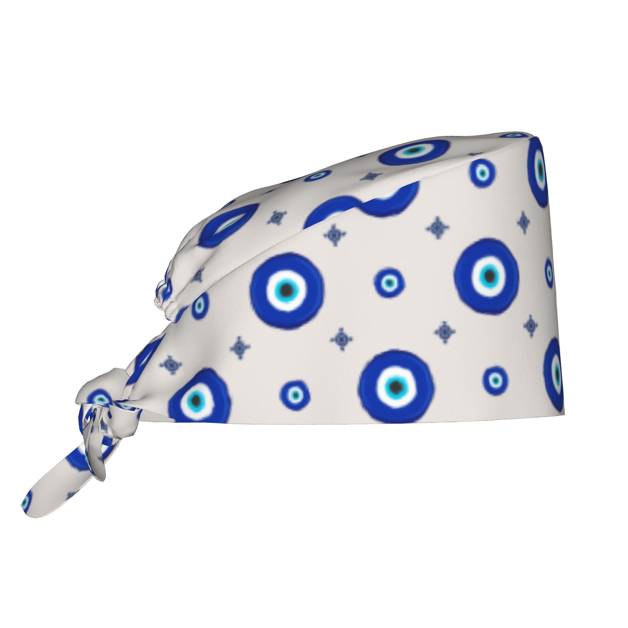 Men Accessories Evil Eye - Touca Cirúrgica Personalizada com Padrão de