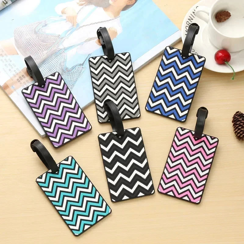 Men Accessories Name - Etiquetas de bagagem geométricas para mulheres