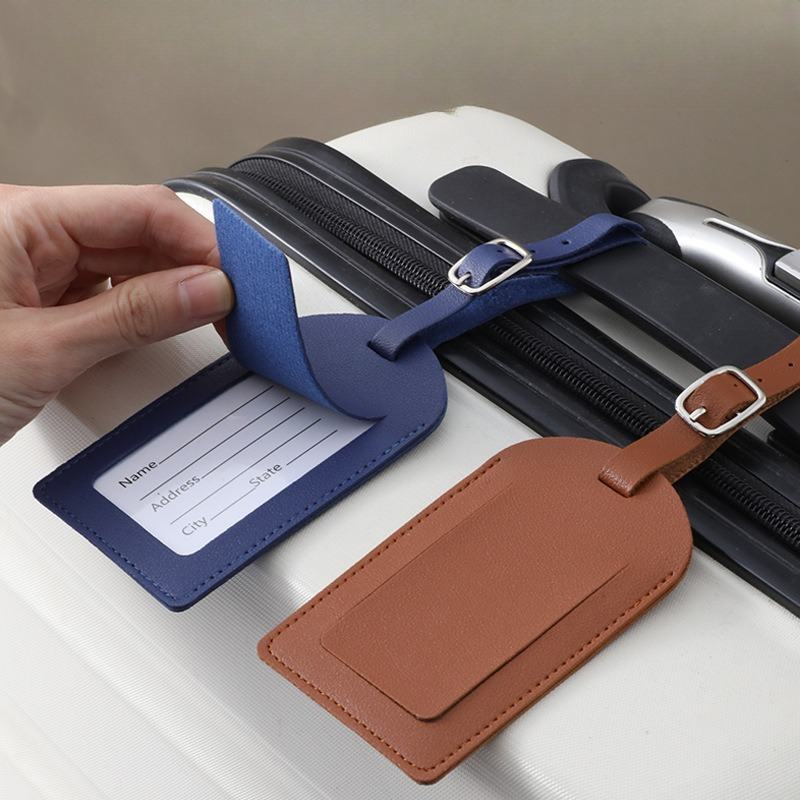 Etiquetas de Bagagem em Couro  - Men Accessories Name avaliação e preço