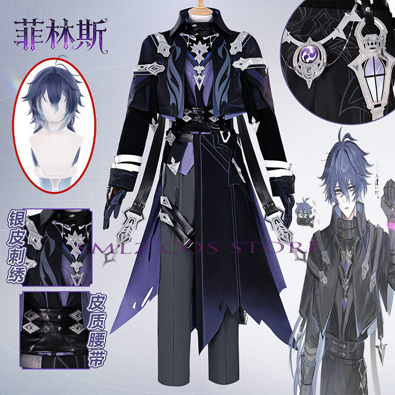 Flins cosplay jogo genshin imp - Men Accessories For Party avaliação e preço