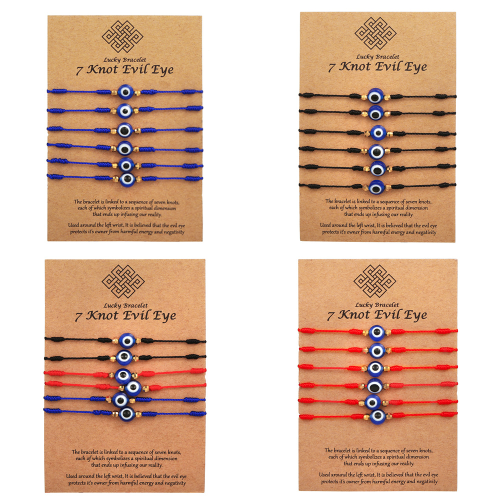 Conjunto de pulseiras de mau o - Men Accessories Evil Eye avaliação e preço