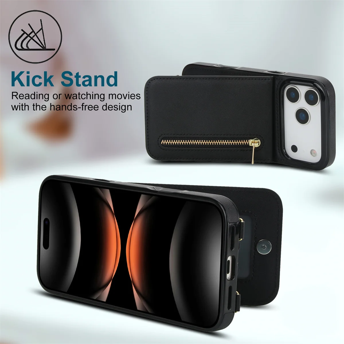 Crossbody zíper carteira titul - Phone Wallet Combo avaliação e preço