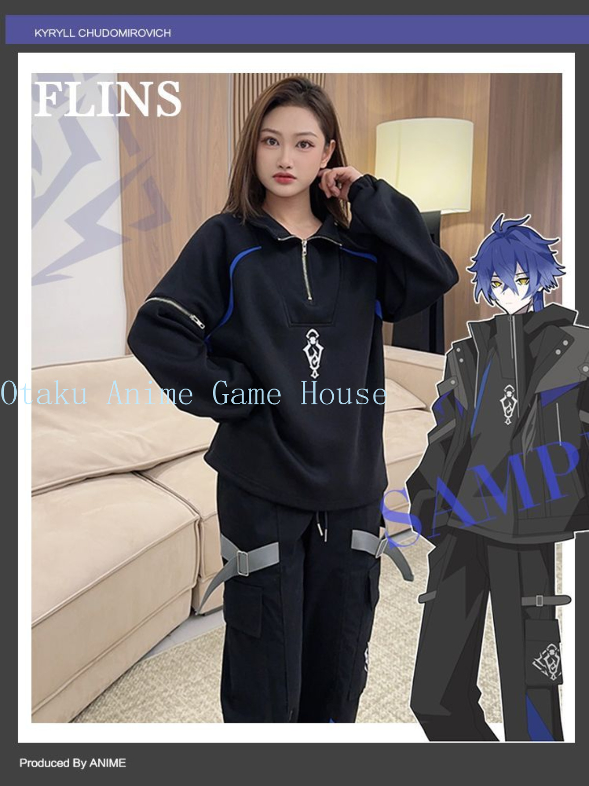 Conjunto de Roupas Genshin Imp - Men Accessories Set avaliação e preço