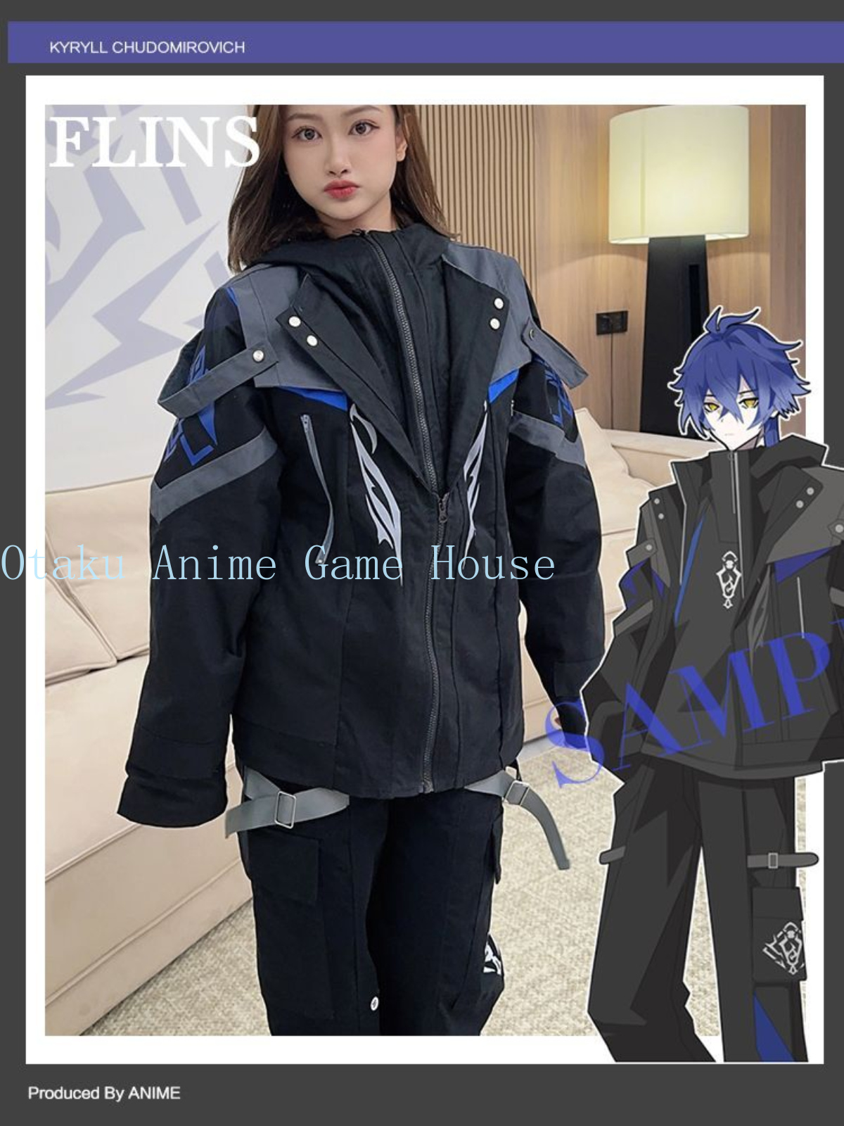 Conjunto de Roupas Genshin Imp - Men Accessories Set avaliação e preço