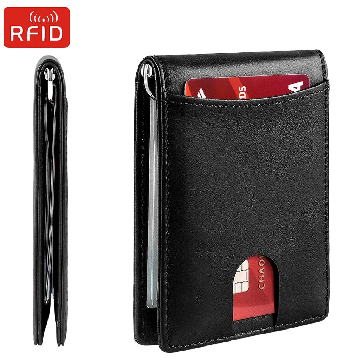 Porta-Cartões RFID para Homens - Money Clip Slim avaliação e preço