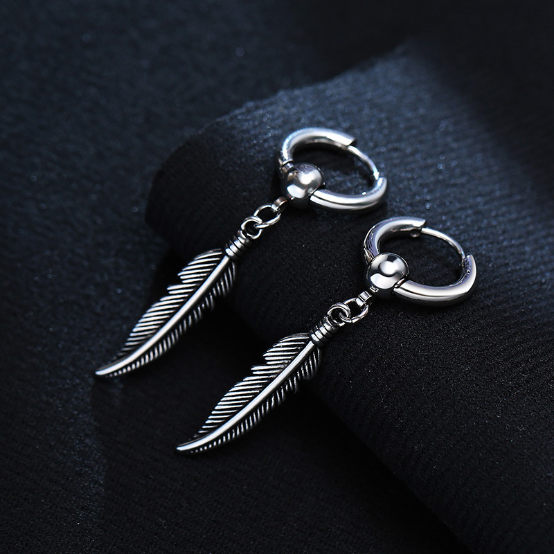 Vnox 1 peça/par brincos pendur - Men'S Accessories Drop Shipping avaliação e preço