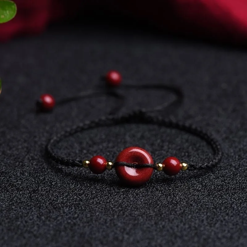 Personalizado natural vermelho - Bead Bracelet Men avaliação e preço