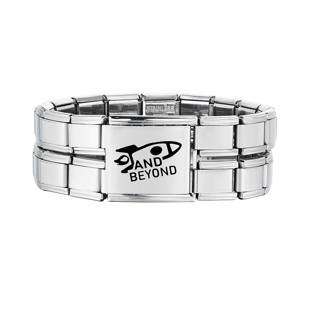 Uring personalizado gravação a - Bead Bracelet Men avaliação e preço