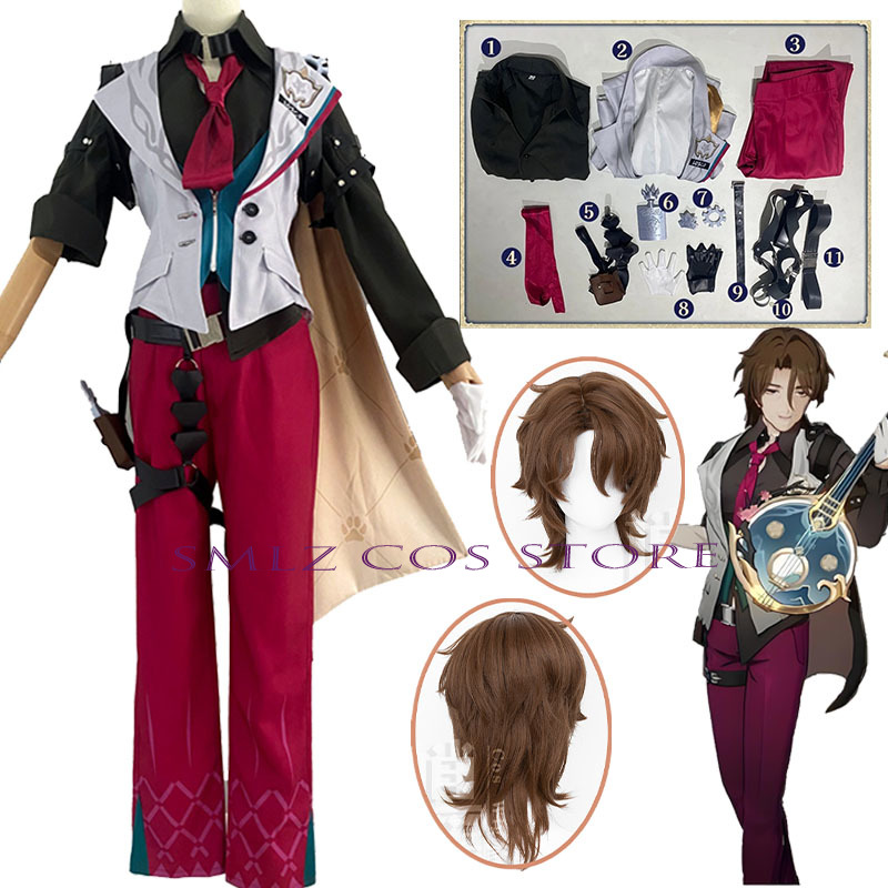 Gallagher cosplay honkai estre - Men Accessories For Party avaliação e preço