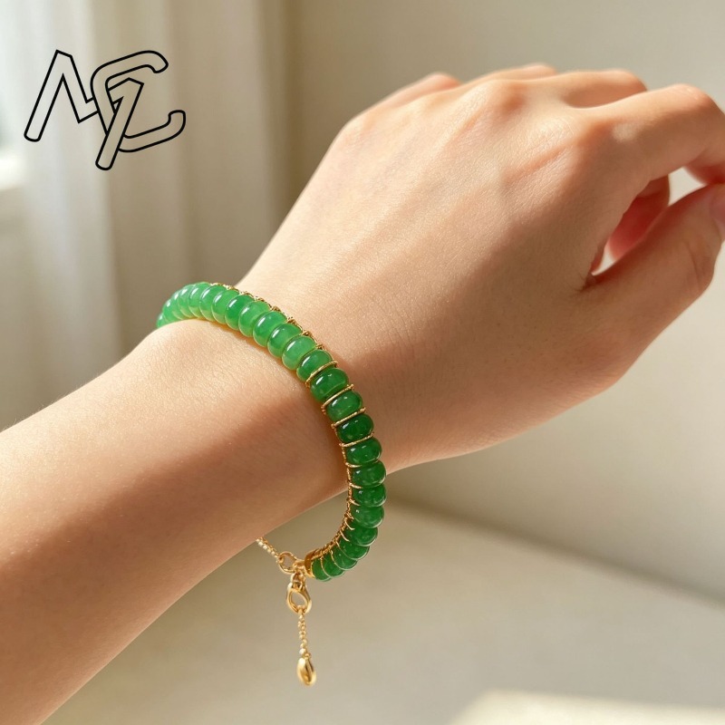 Pulseiras de contas de jade az - Bead Bracelet Men avaliação e preço