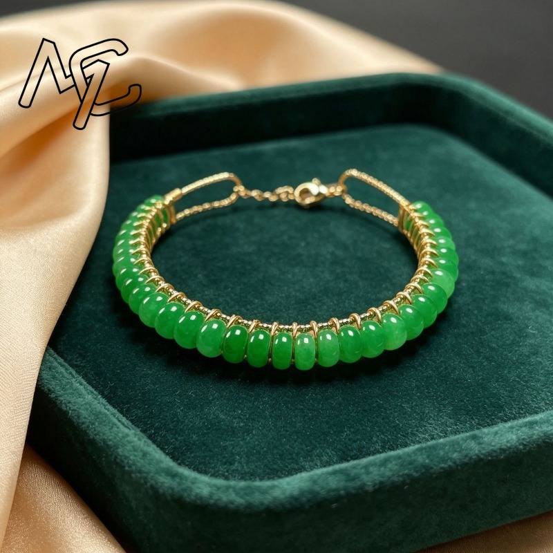 Pulseiras de contas de jade az - Bead Bracelet Men avaliação e preço