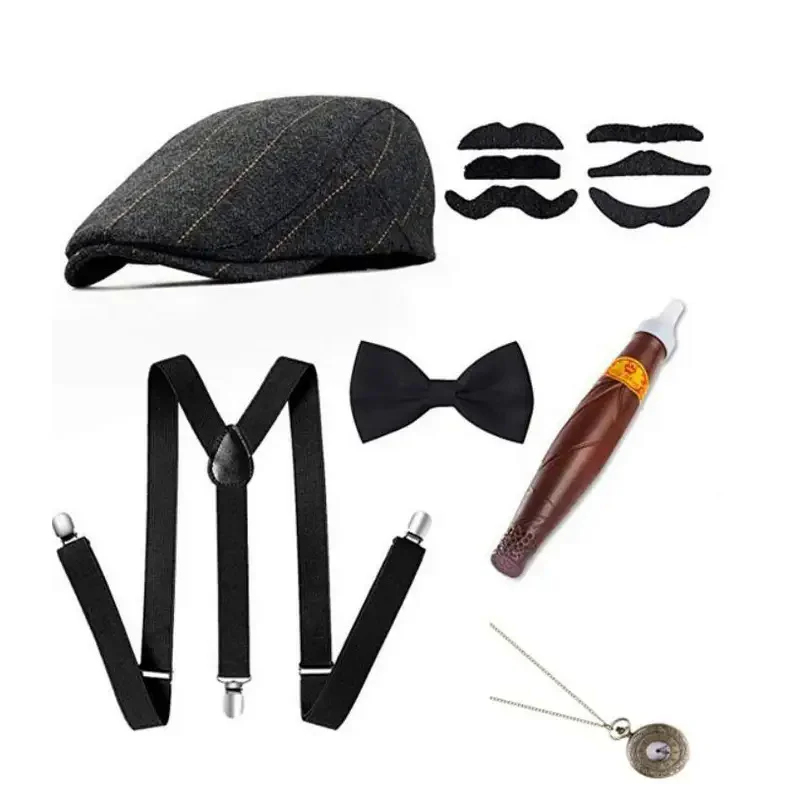 2026 Conjunto de Cosplay Gangs - Men'S Accessories In The 1920S avaliação e preço