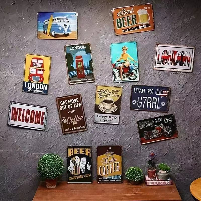 Placas de Metal para Garagem - - Men Accessories Rule avaliação e preço