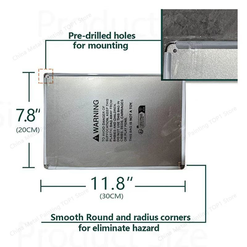 Placas de Metal para Garagem - - Men Accessories Rule avaliação e preço