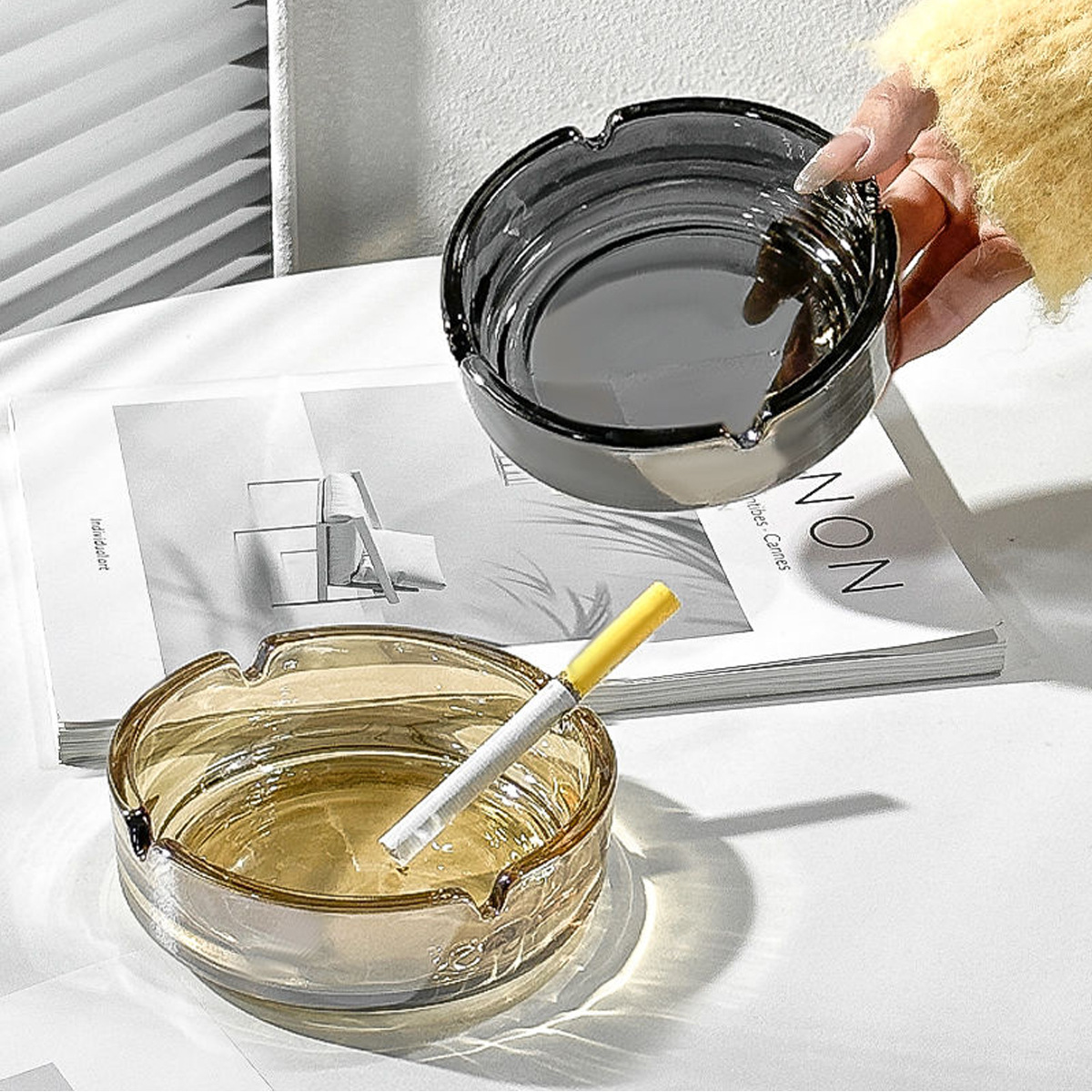 Cinzeiro de Vidro Transparente - Men'S Accessories Tray avaliação e preço