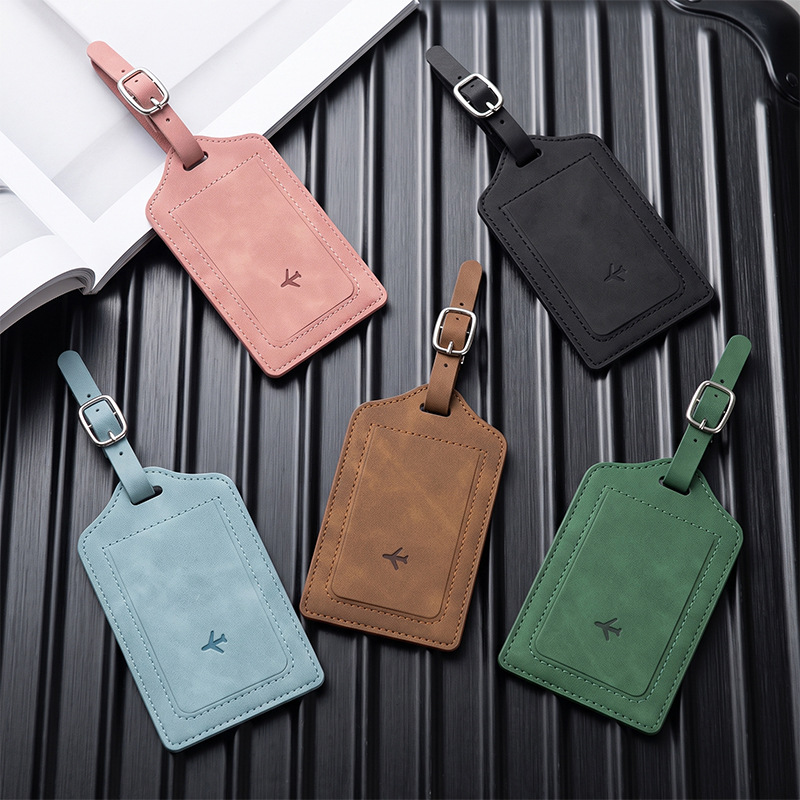 Etiqueta de Bagagem em Couro P - Men Accessories Name avaliação e preço