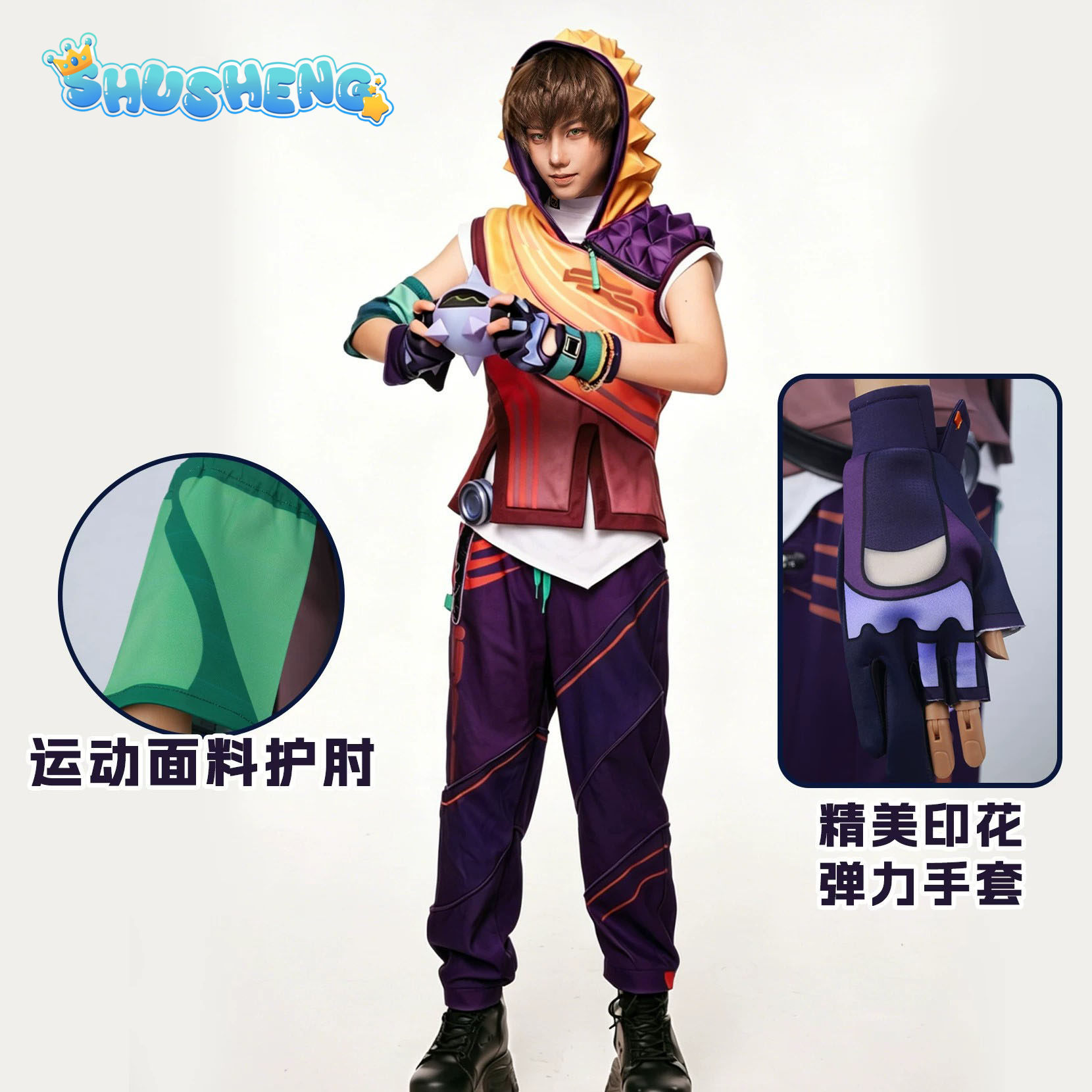 Fantasia de Cosplay Valorant M - Men Accessories Set avaliação e preço