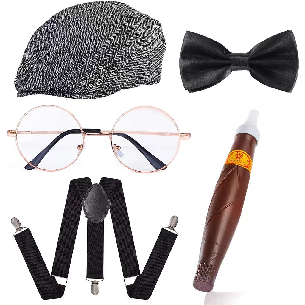 Fantasia de Cosplay para Festa - Men'S Accessories In The 1920S avaliação e preço