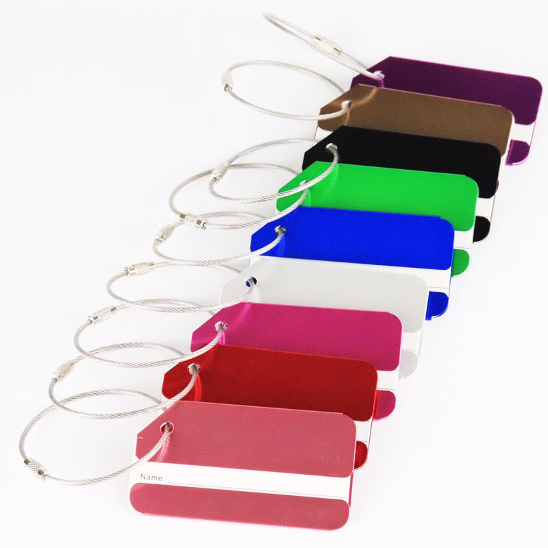 Etiqueta de Bagagem de Alumíni - Men Accessories Name avaliação e preço