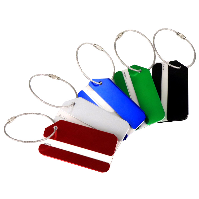 Etiqueta de Bagagem de Alumíni - Men Accessories Name avaliação e preço