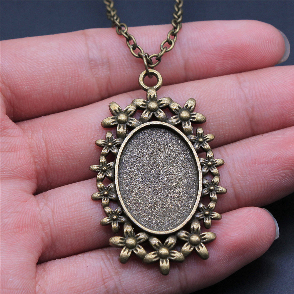 Oval Glass Cabochon Base Setti - Men'S Accessories Tray avaliação e preço