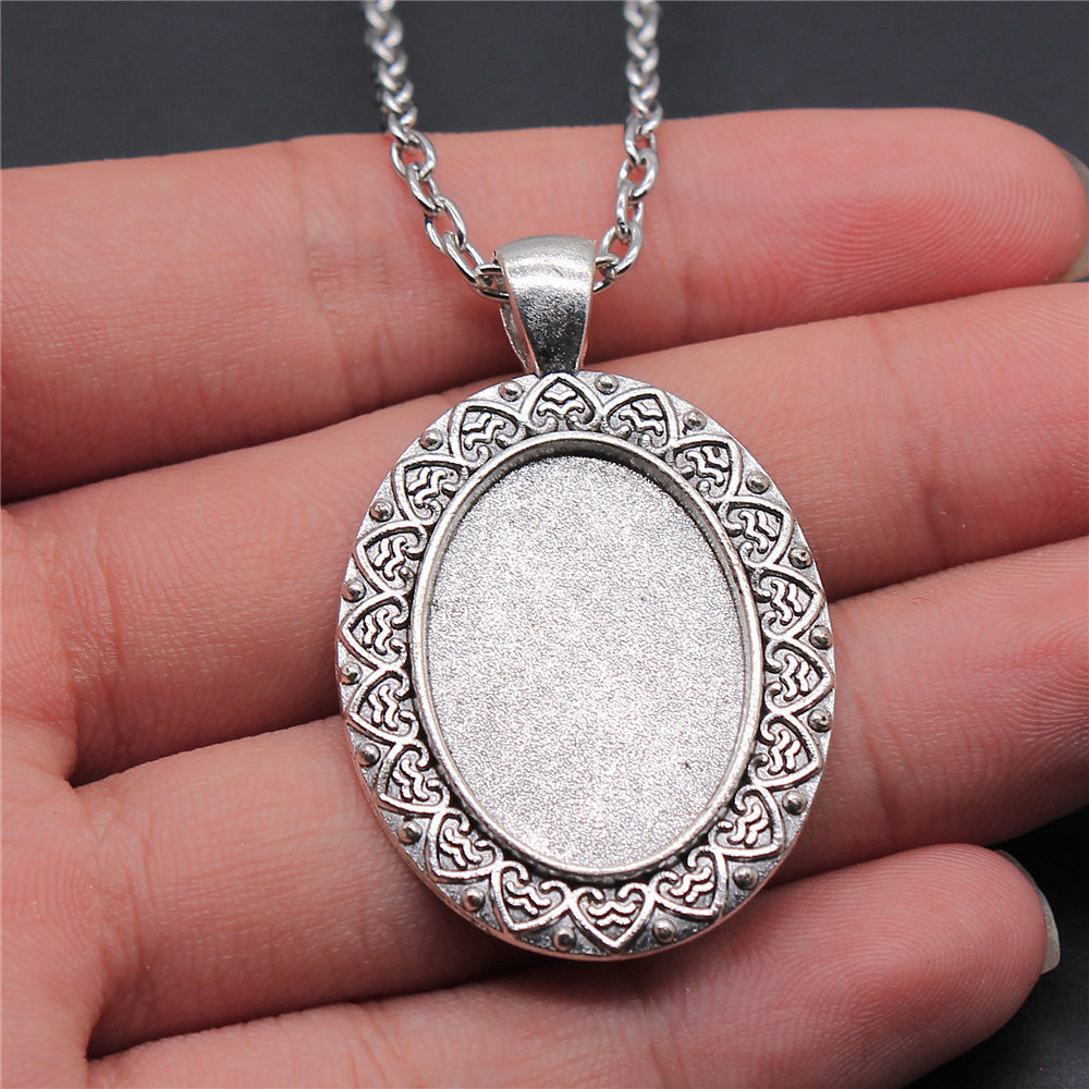 Oval Glass Cabochon Base Setti - Men'S Accessories Tray avaliação e preço