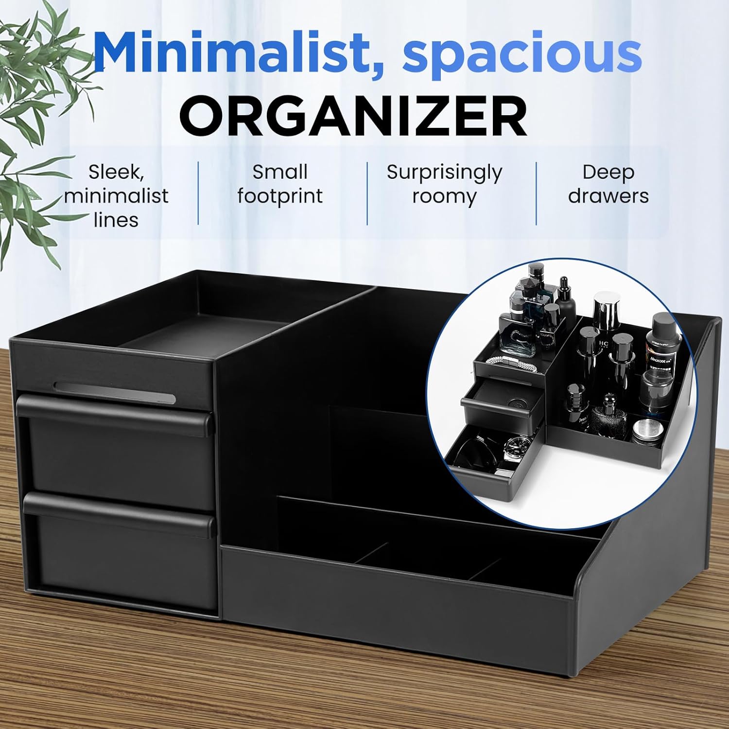 Caixa Organizadora de Cosmétic - Men'S Accessories Rack avaliação e preço