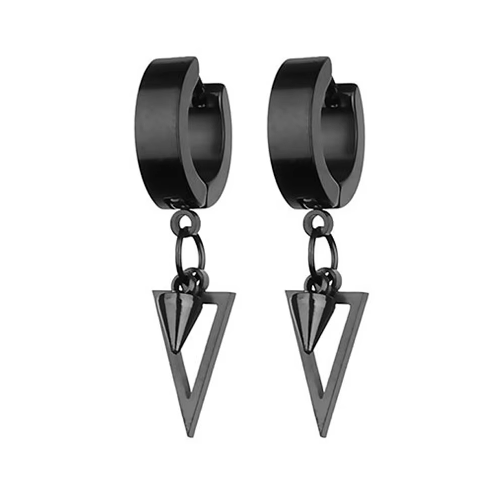 2023 novo preto punk aço inoxi - Men'S Accessories Drop Shipping avaliação e preço
