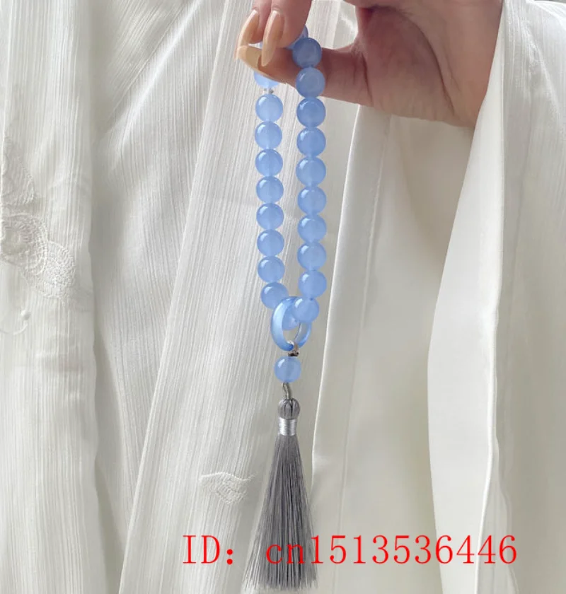 Green Jade Stone Beads Tassel  - Bead Bracelet Men avaliação e preço